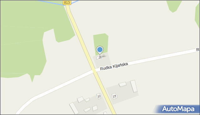 Rudka Kijańska, Rudka Kijańska, 16, mapa Rudka Kijańska