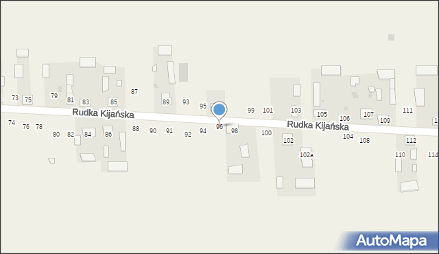 Rudka Kijańska, Rudka Kijańska, 96, mapa Rudka Kijańska