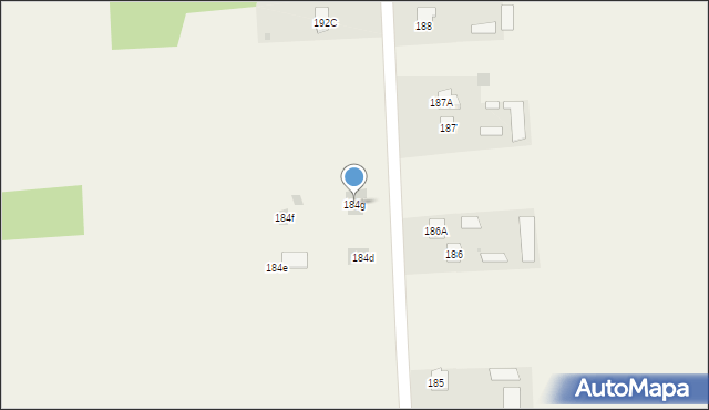 Rudka Kozłowiecka, Rudka Kozłowiecka, 184g, mapa Rudka Kozłowiecka