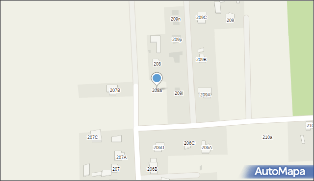 Rudka Kozłowiecka, Rudka Kozłowiecka, 208a, mapa Rudka Kozłowiecka