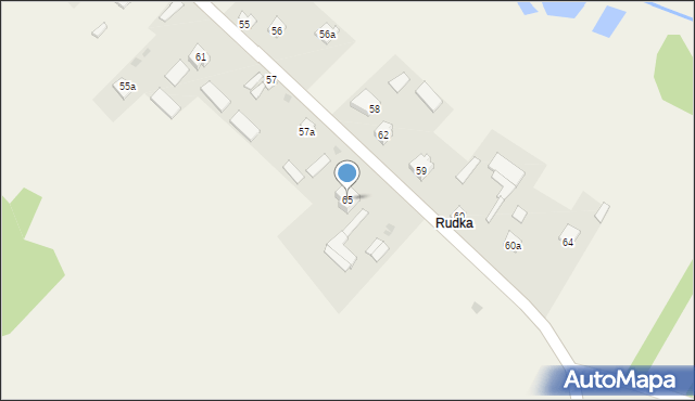 Rudka Starościańska, Rudka Starościańska, 65, mapa Rudka Starościańska