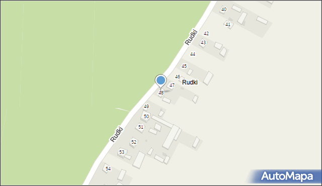 Rudki, Rudki, 48, mapa Rudki