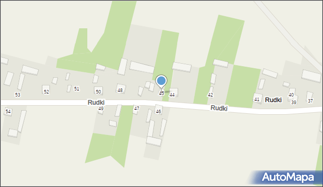 Rudki, Rudki, 45, mapa Rudki
