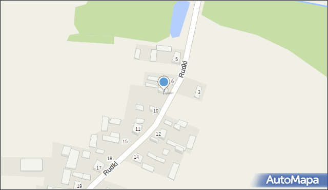 Rudki, Rudki, 8, mapa Rudki
