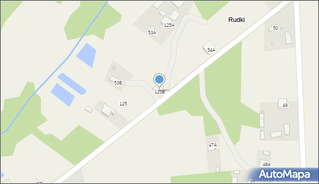 Rudki, Rudki, 125B, mapa Rudki