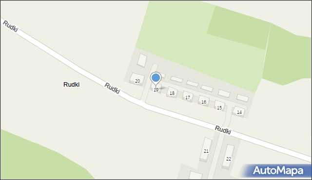 Rudki, Rudki, 19, mapa Rudki