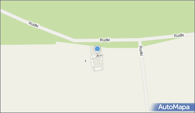 Rudki, Rudki, 26, mapa Rudki