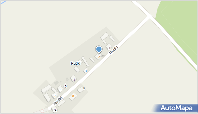 Rudki, Rudki, 2, mapa Rudki