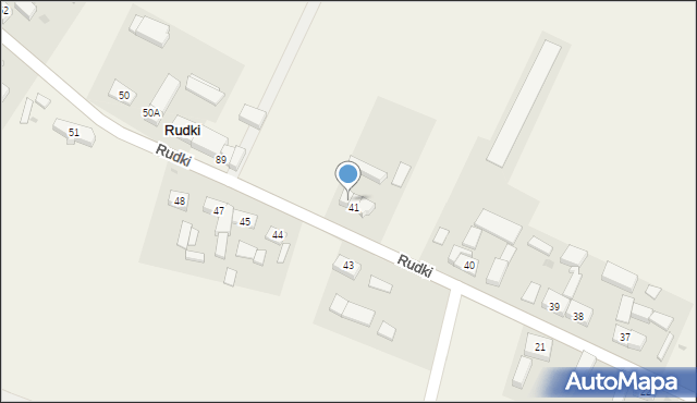 Rudki, Rudki, 42, mapa Rudki