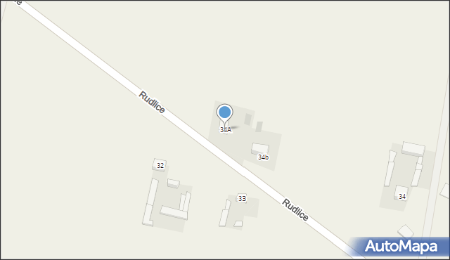 Rudlice, Rudlice, 34A, mapa Rudlice