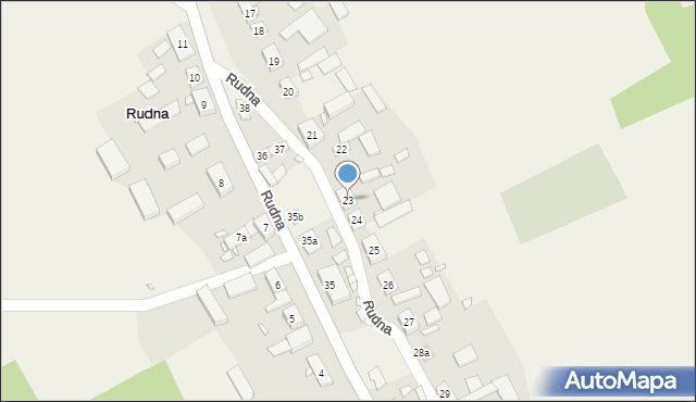 Rudna, Rudna, 23, mapa Rudna