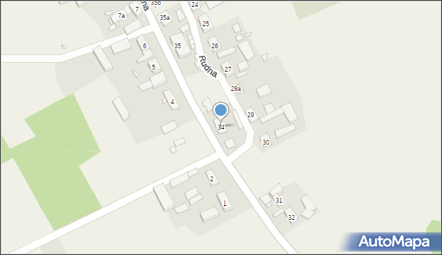 Rudna, Rudna, 34, mapa Rudna