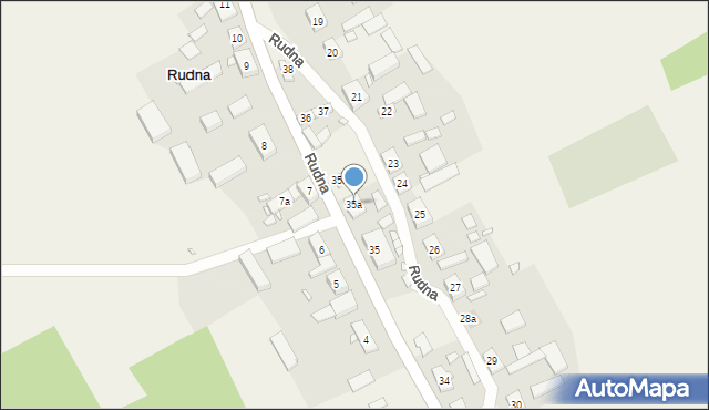 Rudna, Rudna, 35a, mapa Rudna
