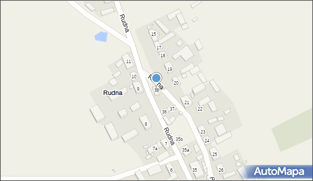 Rudna, Rudna, 38, mapa Rudna
