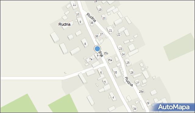 Rudna, Rudna, 7, mapa Rudna