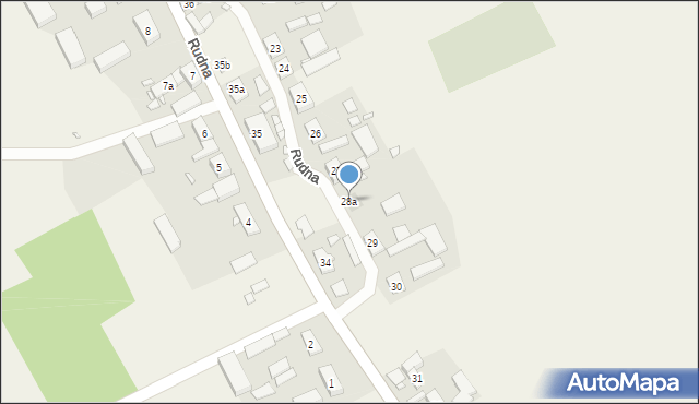 Rudna, Rudna, 28a, mapa Rudna