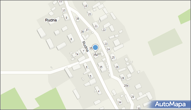 Rudna, Rudna, 35a, mapa Rudna