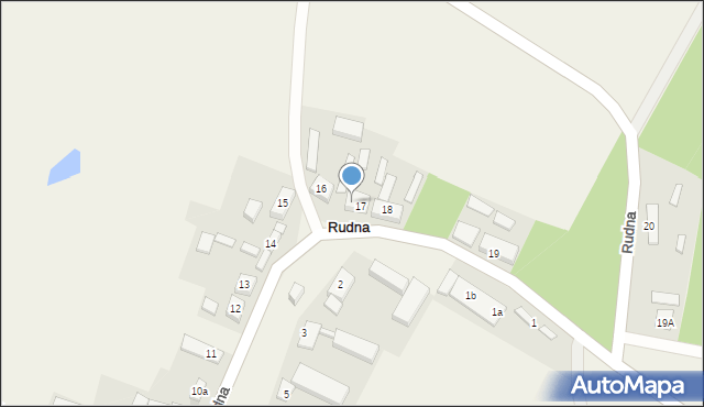 Rudna, Rudna, 17a, mapa Rudna