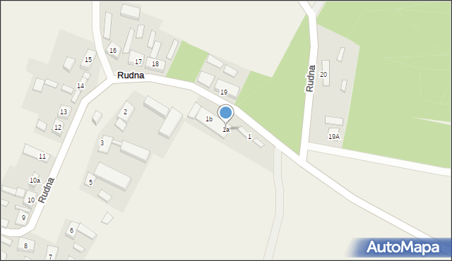 Rudna, Rudna, 1a, mapa Rudna