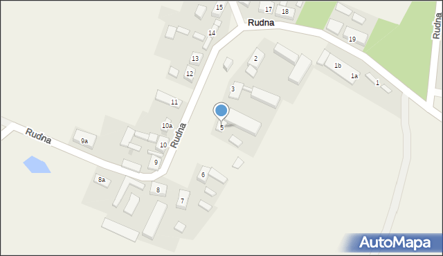 Rudna, Rudna, 5, mapa Rudna