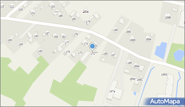 Rudna Mała, Rudna Mała, 171, mapa Rudna Mała