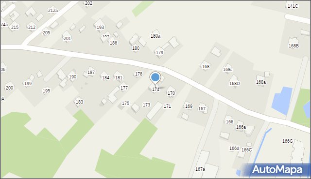 Rudna Mała, Rudna Mała, 174, mapa Rudna Mała