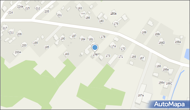 Rudna Mała, Rudna Mała, 175, mapa Rudna Mała