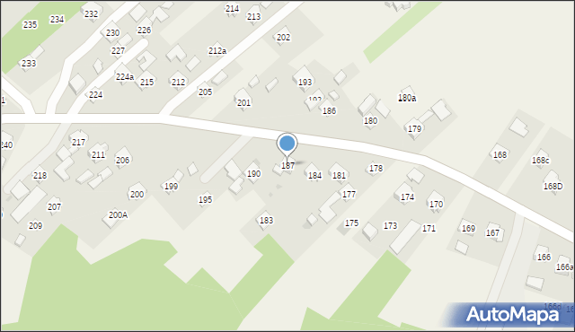Rudna Mała, Rudna Mała, 187, mapa Rudna Mała