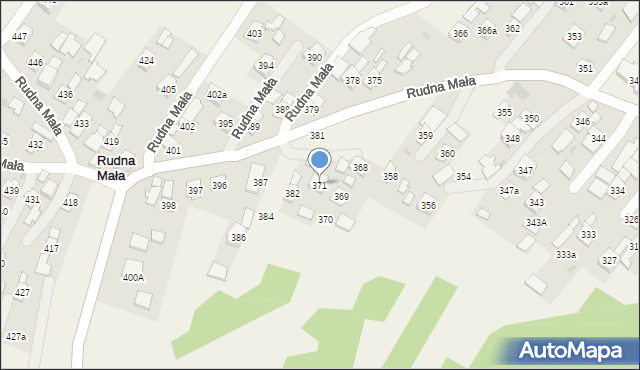 Rudna Mała, Rudna Mała, 371, mapa Rudna Mała