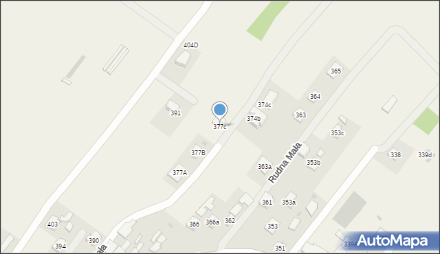 Rudna Mała, Rudna Mała, 377c, mapa Rudna Mała
