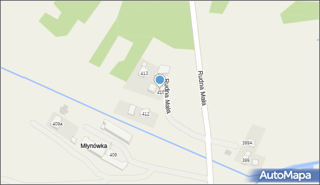 Rudna Mała, Rudna Mała, 410, mapa Rudna Mała