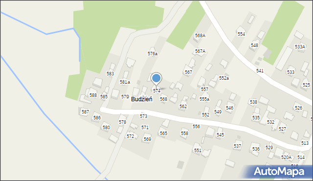 Rudna Mała, Rudna Mała, 574, mapa Rudna Mała