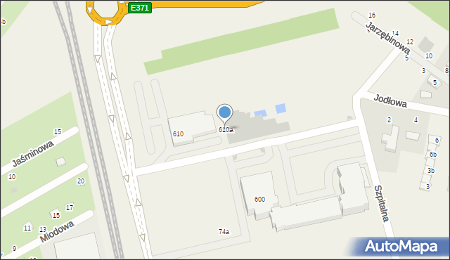 Rudna Mała, Rudna Mała, 610a, mapa Rudna Mała