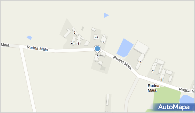 Rudna Mała, Rudna Mała, 5, mapa Rudna Mała