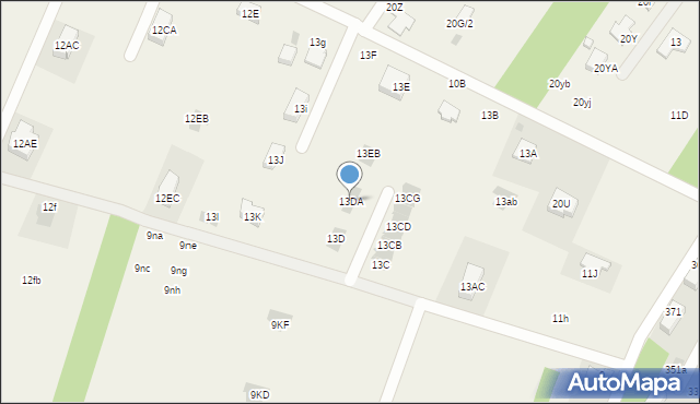 Rudna Wielka, Rudna Wielka, 13DA, mapa Rudna Wielka