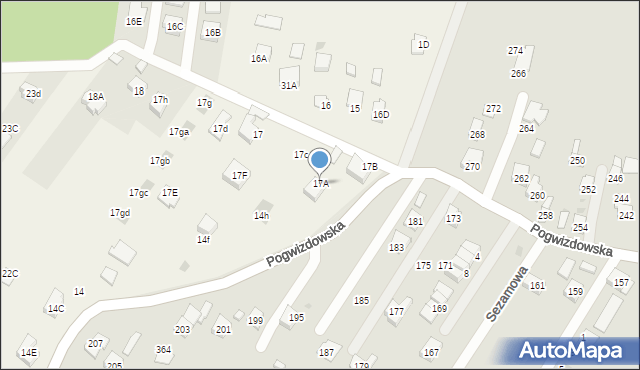 Rudna Wielka, Rudna Wielka, 17A, mapa Rudna Wielka