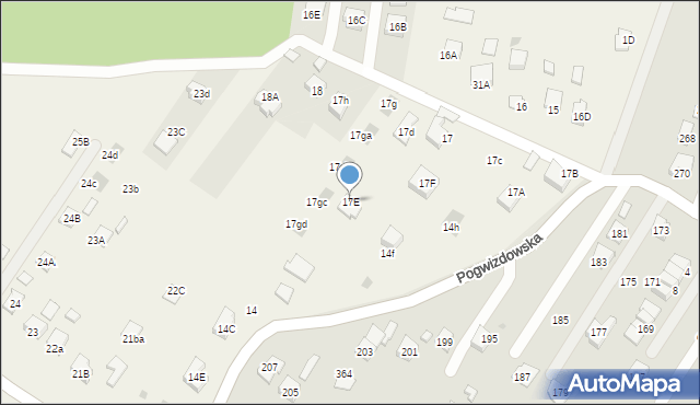 Rudna Wielka, Rudna Wielka, 17E, mapa Rudna Wielka