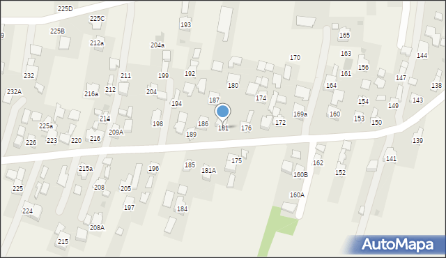 Rudna Wielka, Rudna Wielka, 181, mapa Rudna Wielka