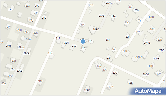 Rudna Wielka, Rudna Wielka, 21F, mapa Rudna Wielka