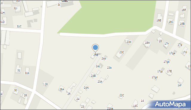 Rudna Wielka, Rudna Wielka, 25B, mapa Rudna Wielka