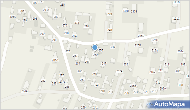 Rudna Wielka, Rudna Wielka, 262, mapa Rudna Wielka