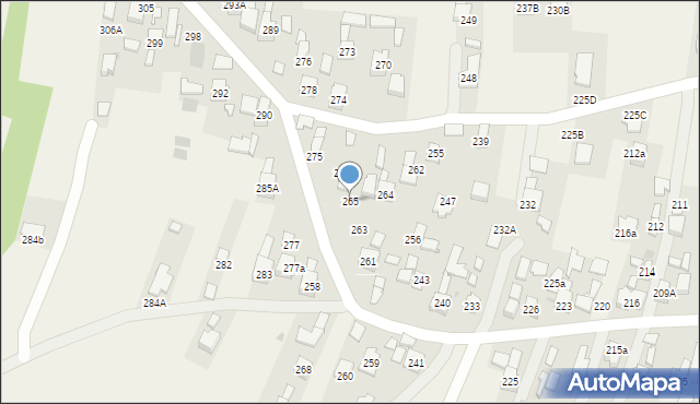 Rudna Wielka, Rudna Wielka, 265, mapa Rudna Wielka