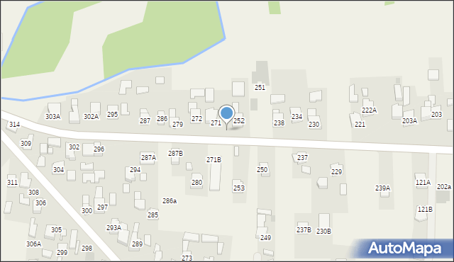 Rudna Wielka, Rudna Wielka, 271A, mapa Rudna Wielka