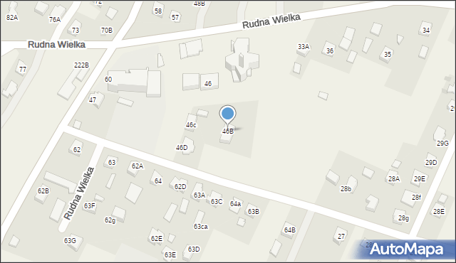 Rudna Wielka, Rudna Wielka, 46B, mapa Rudna Wielka