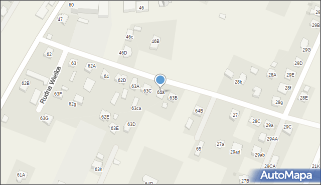 Rudna Wielka, Rudna Wielka, 64a, mapa Rudna Wielka