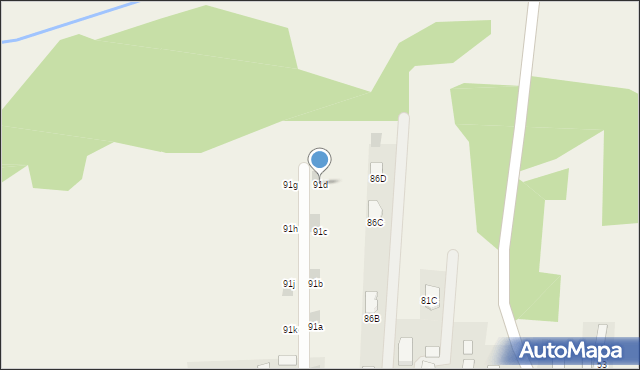 Rudna Wielka, Rudna Wielka, 91d, mapa Rudna Wielka