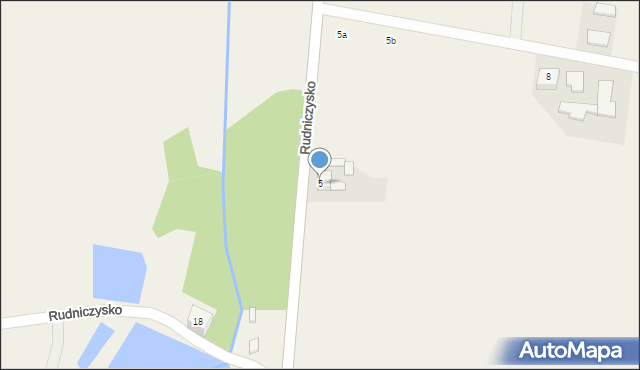 Rudniczysko, Rudniczysko, 5, mapa Rudniczysko