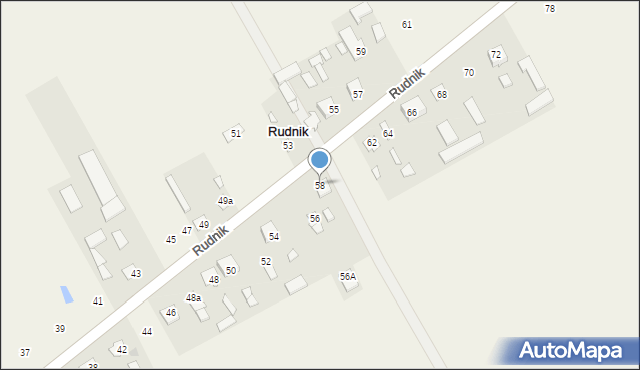 Rudnik, Rudnik, 58, mapa Rudnik