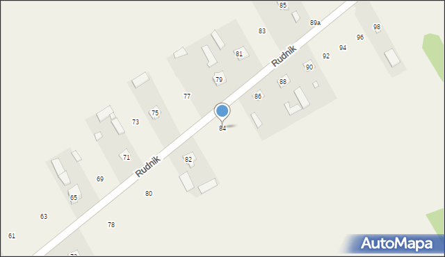 Rudnik, Rudnik, 84, mapa Rudnik