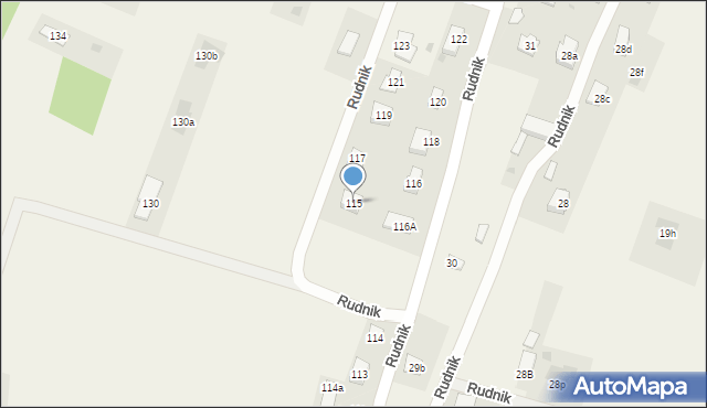 Rudnik, Rudnik, 115, mapa Rudnik